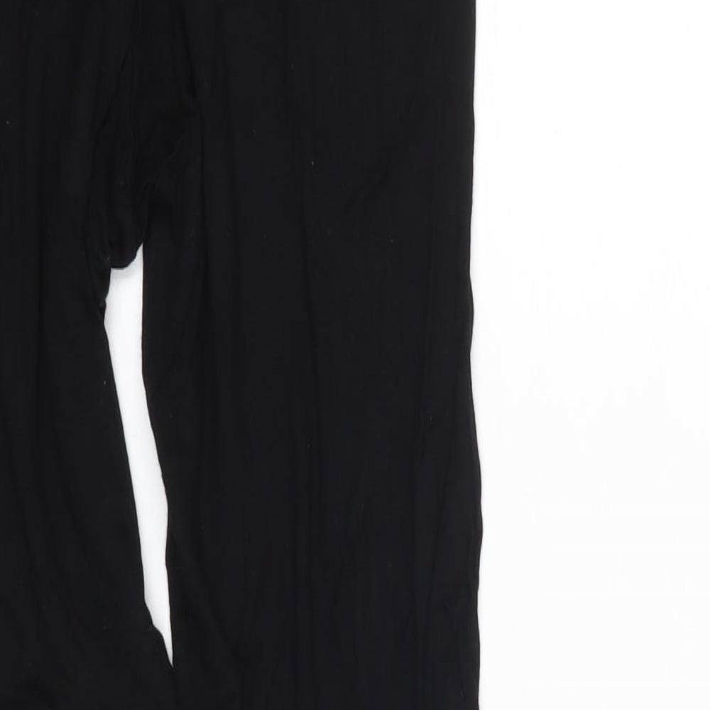 Boohoo Womens Black  Viscose Jegging Leggings Size 10 L25 in