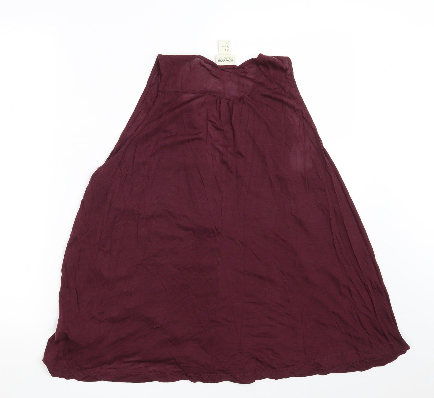 H&M Womens Purple  Lyocell Basic Blouse Size M V-Neck