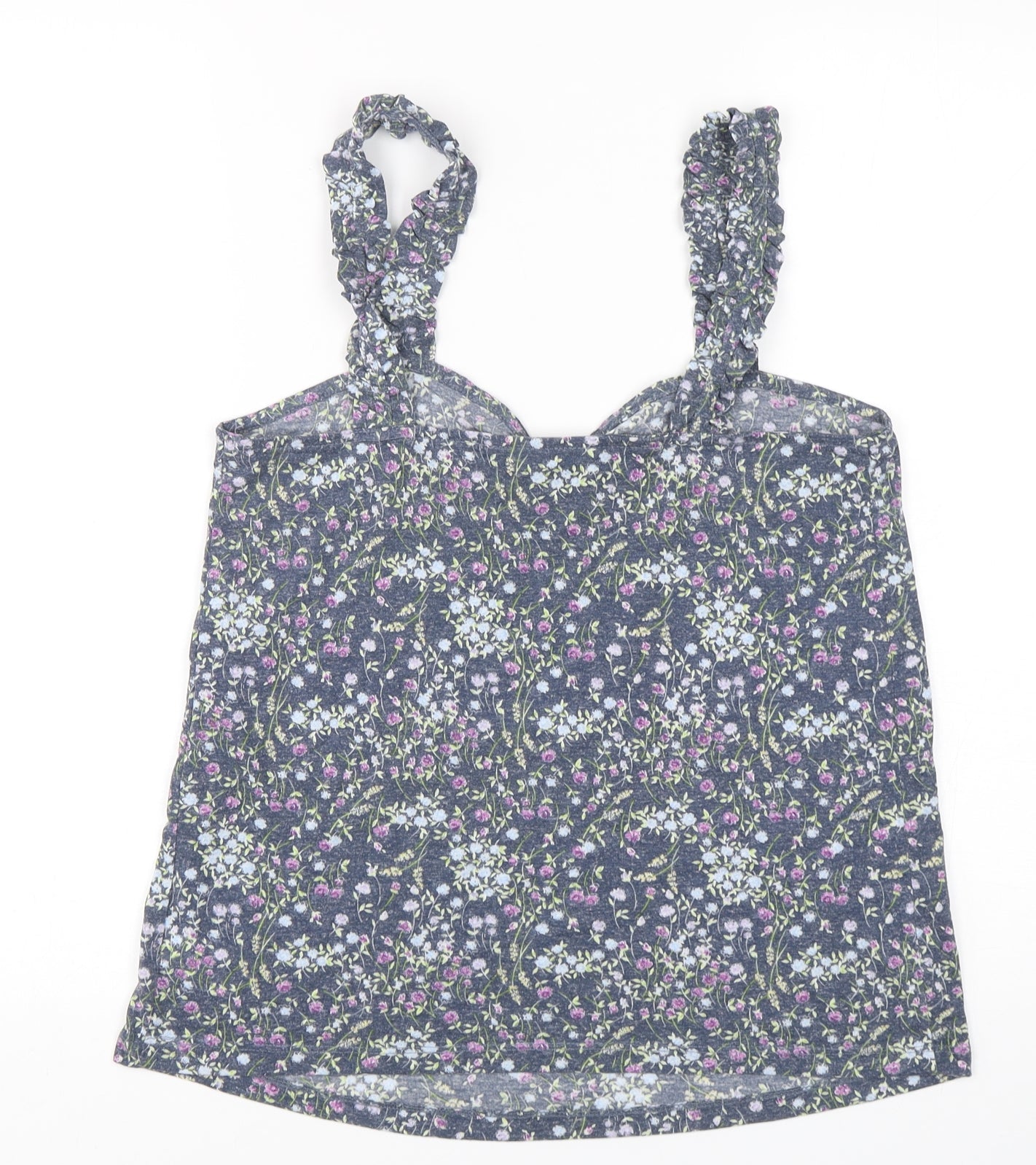 NEXT Womens Multicoloured Floral Polyester Camisole Tank Size 8 V-Neck