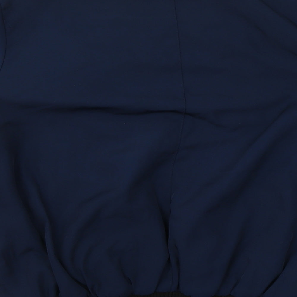 Miss Selfridge Womens Blue   Jacket  Size 10  Zip