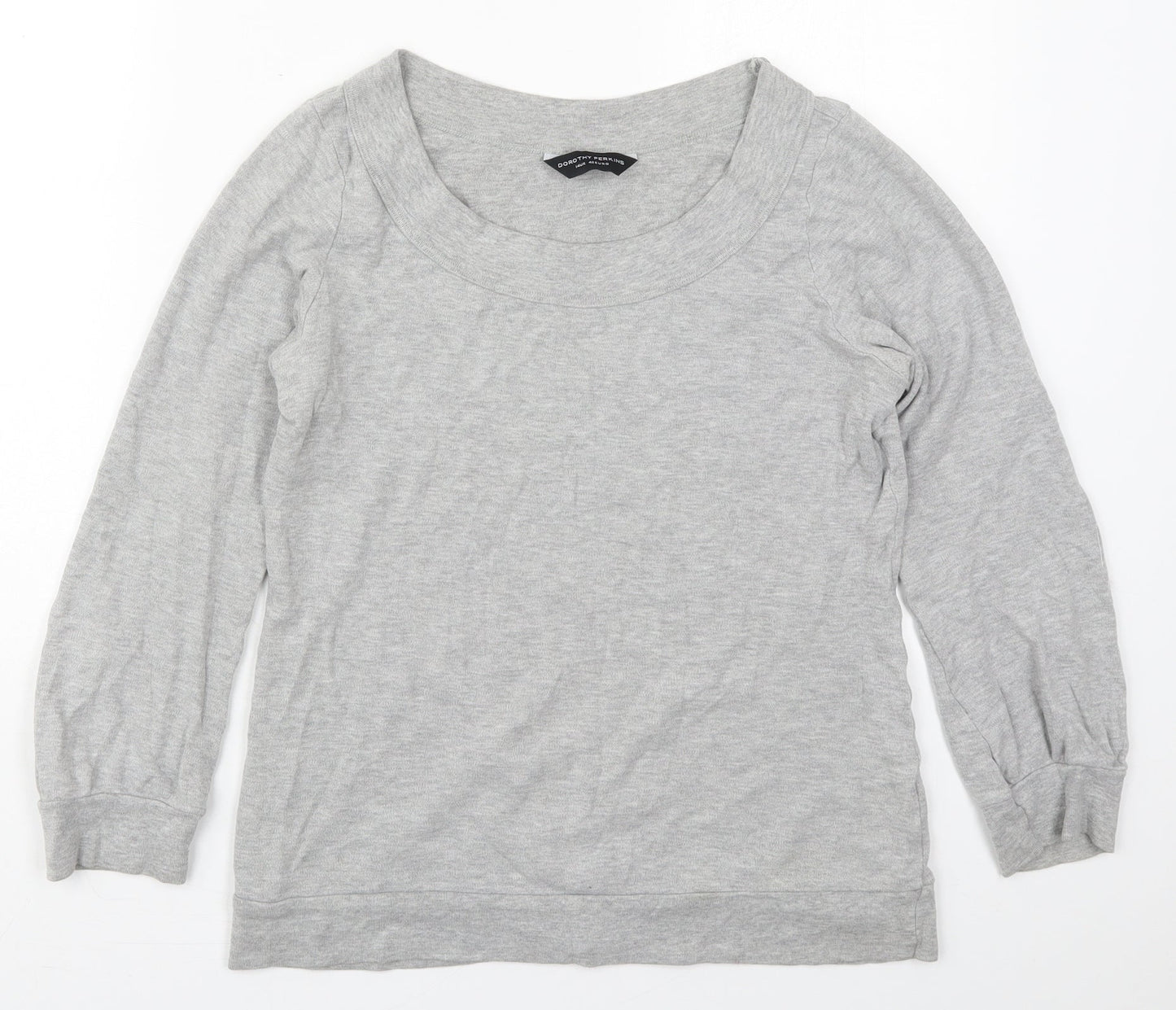Dorothy Perkins Womens Grey  Polyester Pullover Sweatshirt Size 14  Pullover