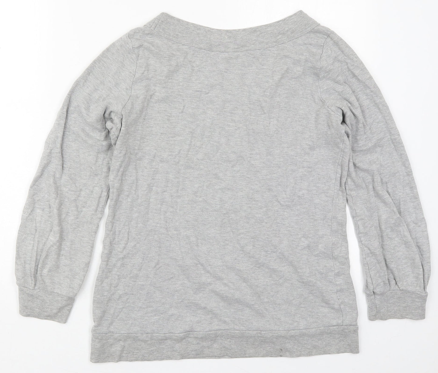 Dorothy Perkins Womens Grey  Polyester Pullover Sweatshirt Size 14  Pullover