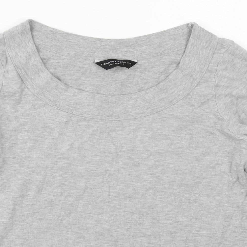 Dorothy Perkins Womens Grey  Polyester Pullover Sweatshirt Size 14  Pullover