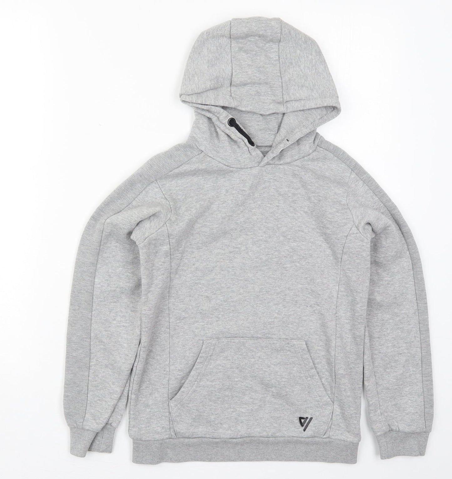 Matalan Boys Grey  Cotton Pullover Hoodie Size 10 Years  Pullover