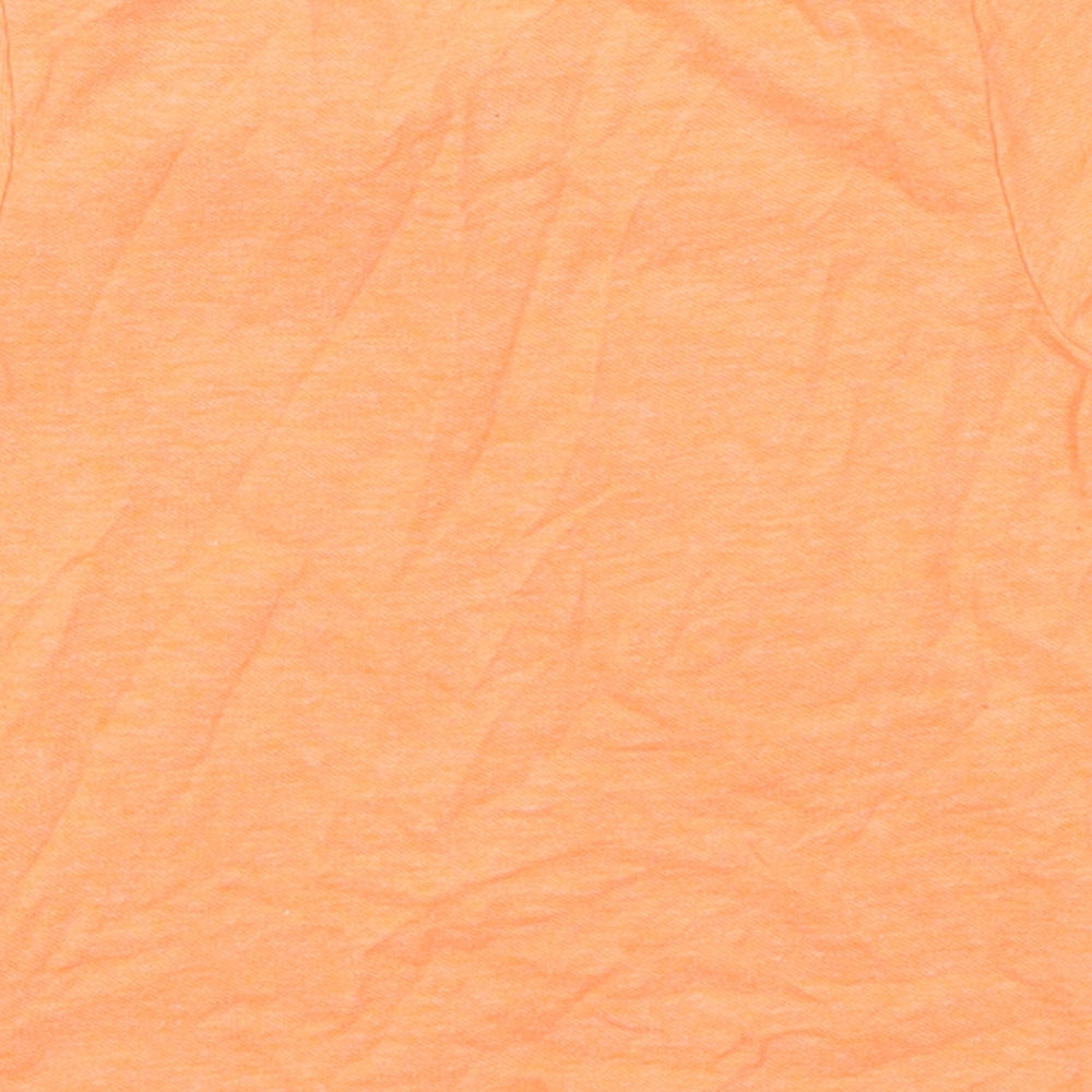 F&F Boys Orange  Cotton Basic Polo Size 18-24 Months Collared Pullover