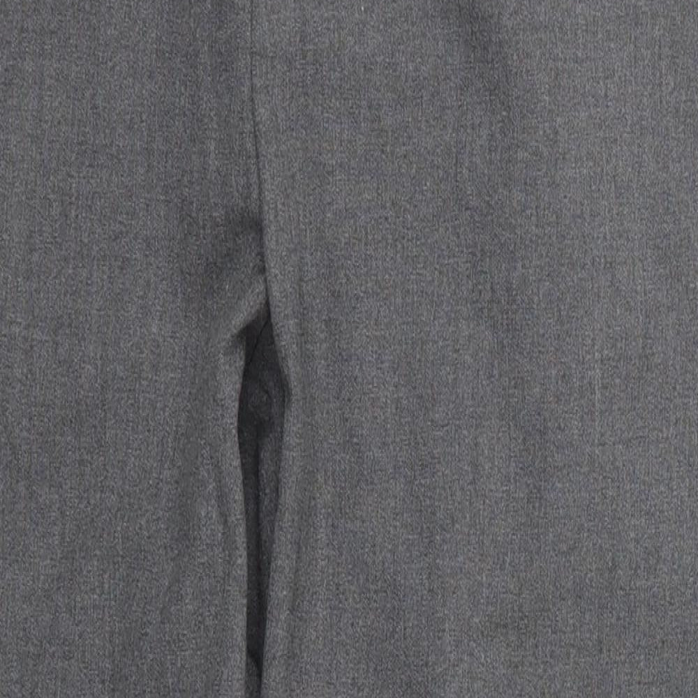 Savior Womens Grey  Polyester Trousers  Size 14 L24 in Regular