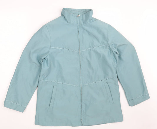 BHS Womens Green   Jacket Coat Size 10  Zip