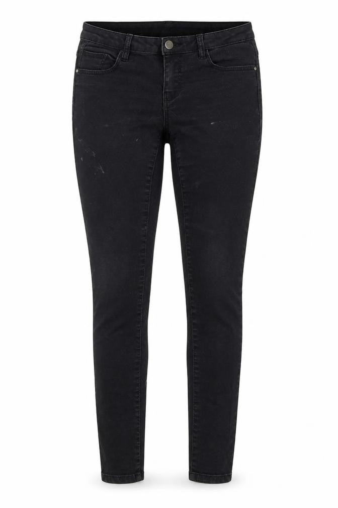 Denim Co Womens Black  Cotton Skinny Jeans Size 10 L29 in Regular