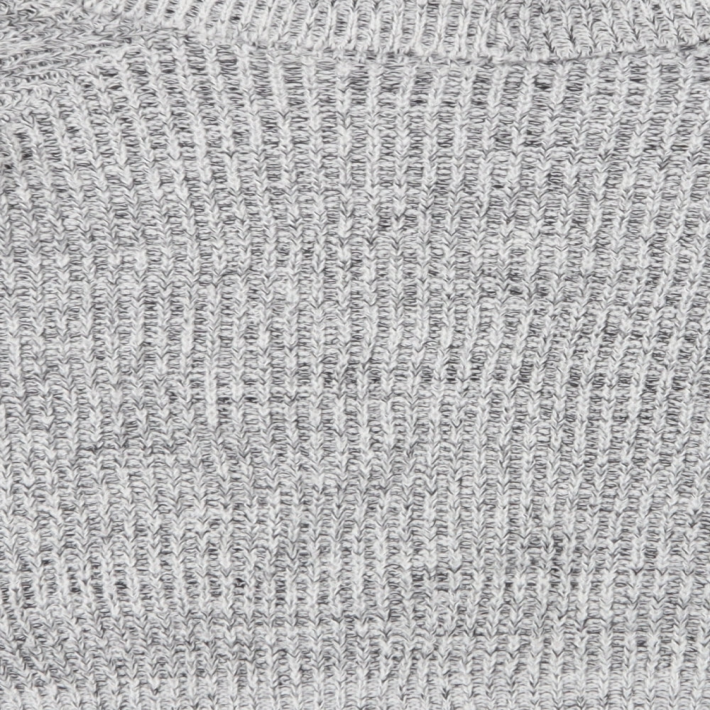 New Look Womens Grey Roll Neck  Acrylic Pullover Jumper Size 8