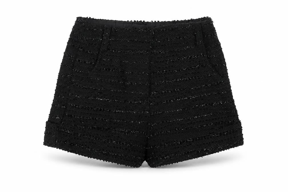 Dunnes Girls Black  Polyester Sailor Shorts Size 4 Years  Regular Zip