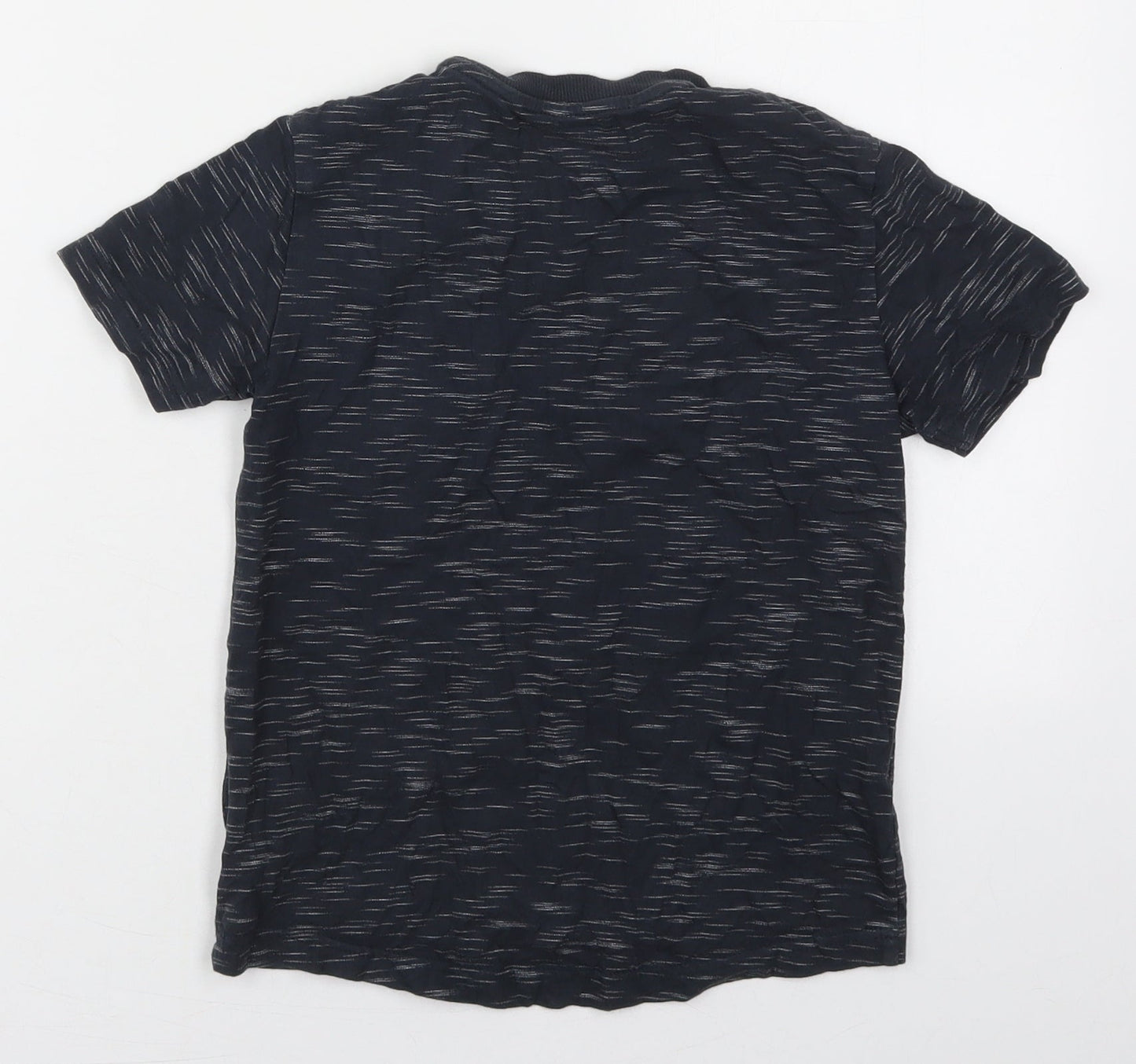 NEXT Boys Grey  Cotton Basic T-Shirt Size 6 Years Crew Neck Pullover