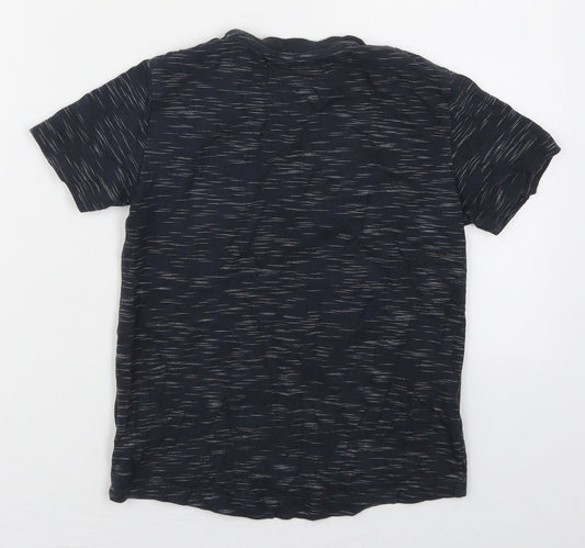 NEXT Boys Grey  Cotton Basic T-Shirt Size 6 Years Crew Neck Pullover