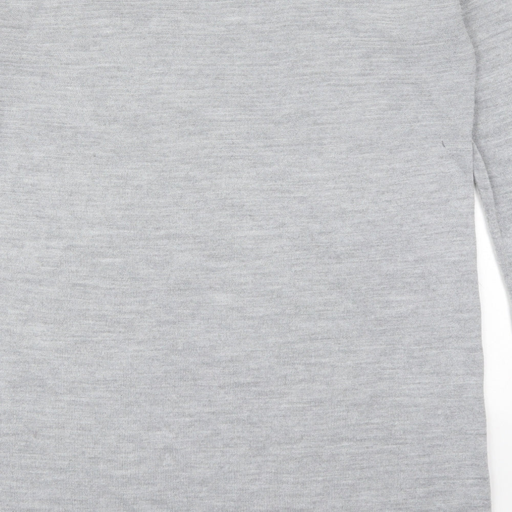 Atmosphere Womens Grey  Acrylic Jumper Dress  Size S  Crew Neck Pullover