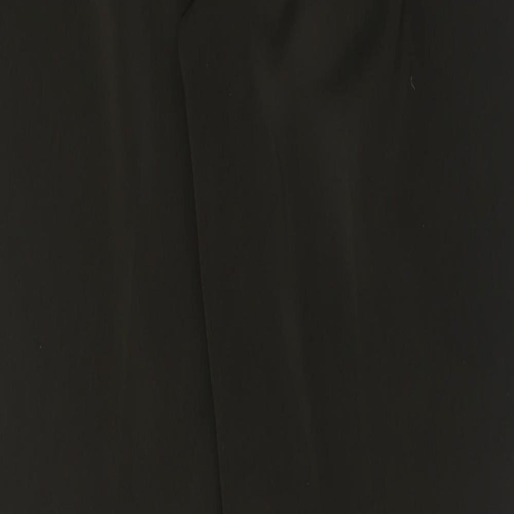 antonio derrico Womens Brown  Polyester Trousers  Size 12 L32 in Regular Button