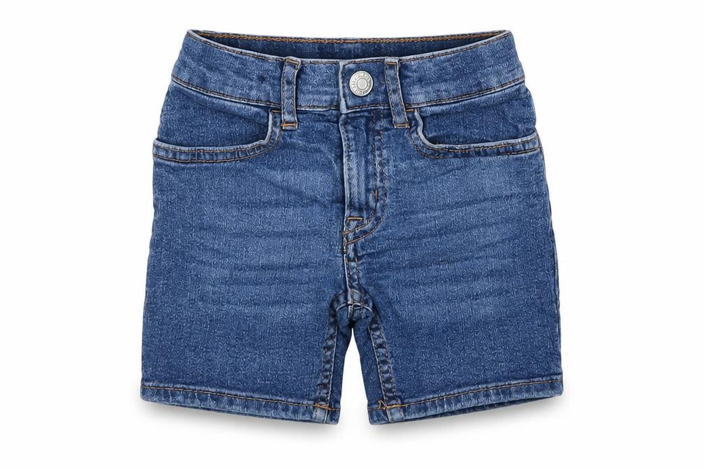 H&M  Blue  Cotton Cropped Jeans Size 18-24 Months  Button