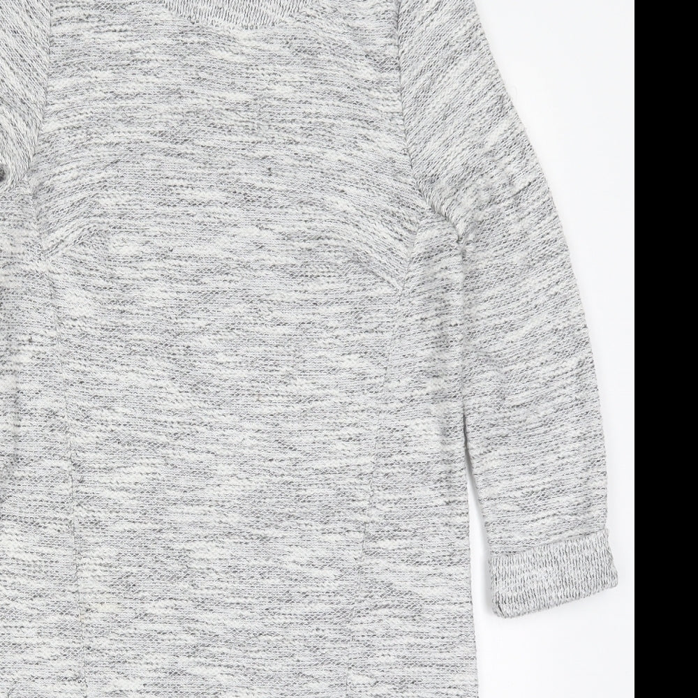 Marks and Spencer Womens Grey  Polyester Pencil Dress  Size 8  Round Neck Pullover