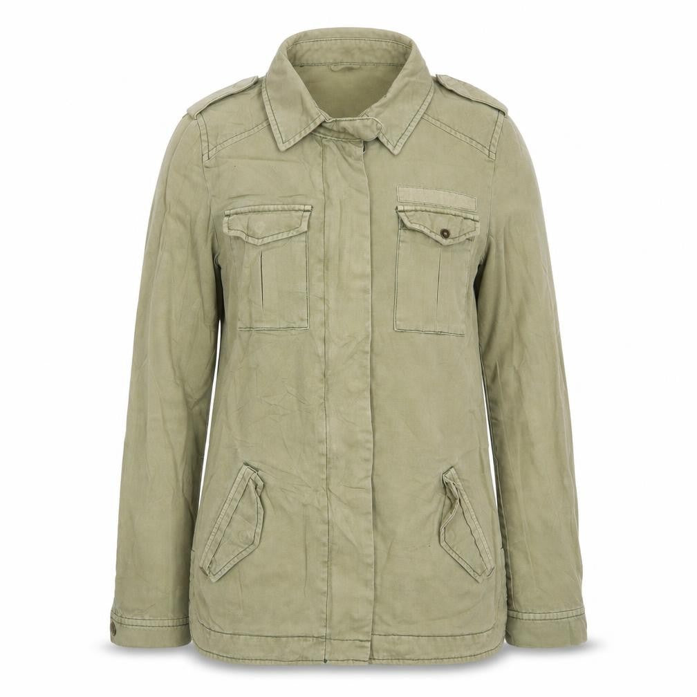 H&M Womens Green   Jacket  Size 10  Zip