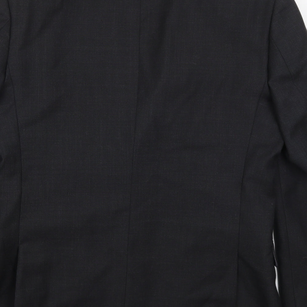Tom English Mens Grey  Wool Jacket Suit Jacket Size 40