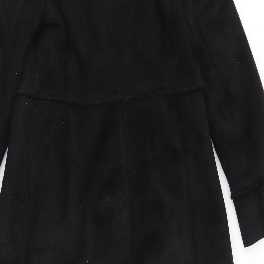 Marks and Spencer Womens Black   Jacket  Size 10  Tie