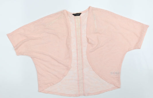 Dorothy Perkins Womens Pink Floral Polyester Basic Blouse Size 10 V-Neck