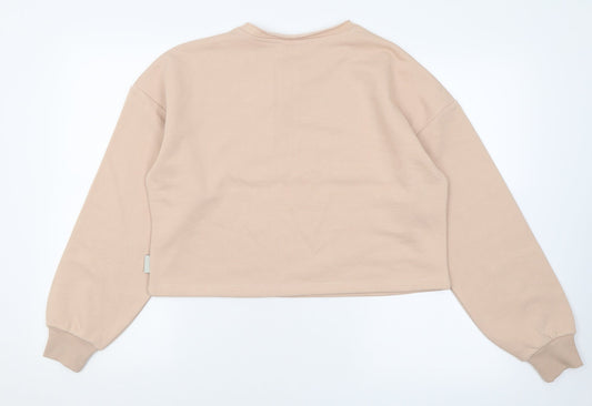 Chelsea Peers Womens Pink  Cotton Pullover Sweatshirt Size S  Pullover