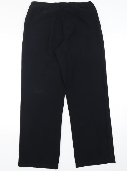 Dunnes Stores Womens Blue  Polyester Trousers  Size 14 L32 in Regular