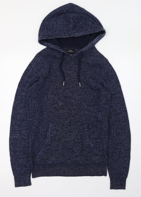 NEXT Womens Blue Round Neck  100% Cotton Pullover Jumper Size 4   - 4-6