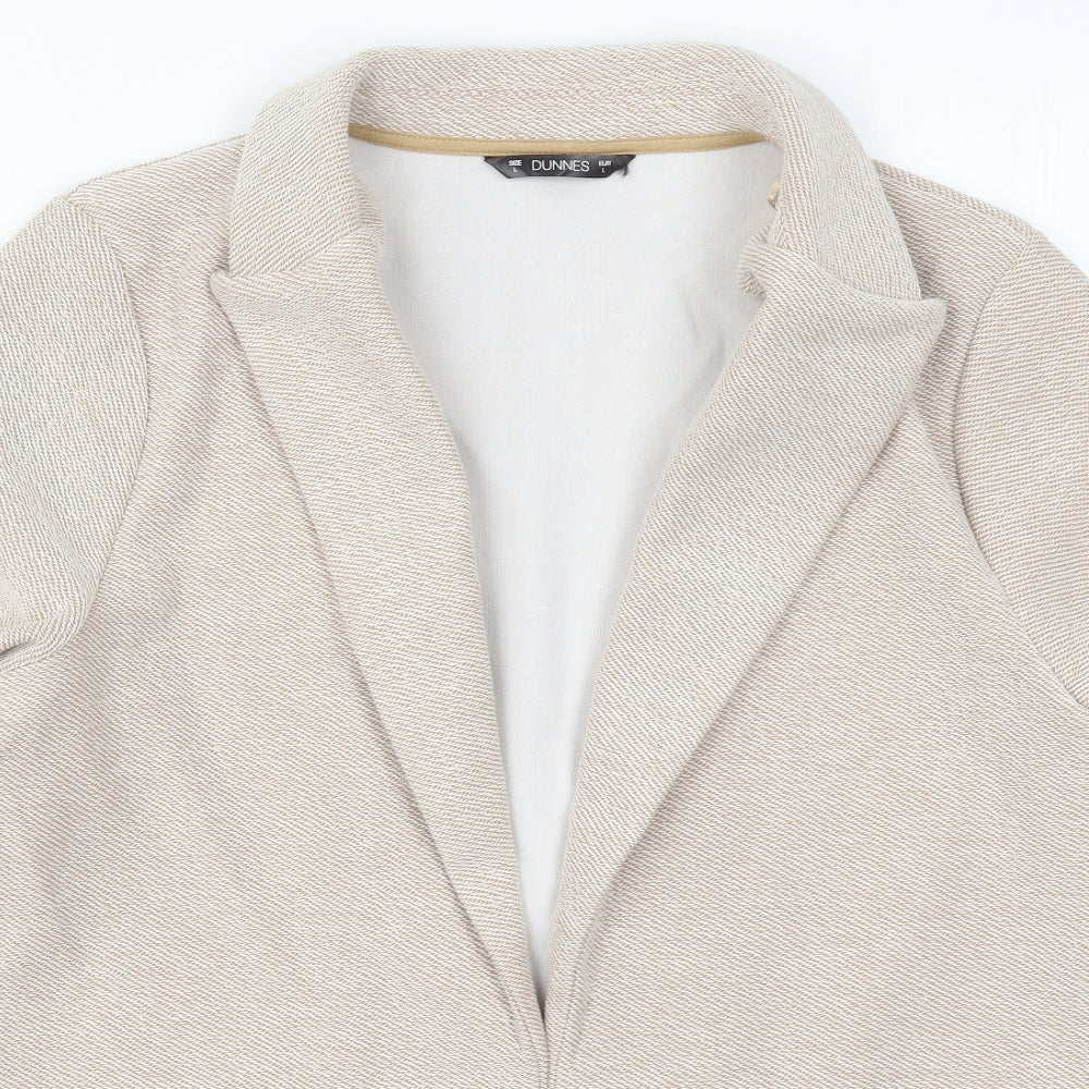 Dunnes Womens Beige   Jacket  Size L