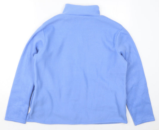 Anne De Lancay Womens Blue   Jacket  Size M  Zip
