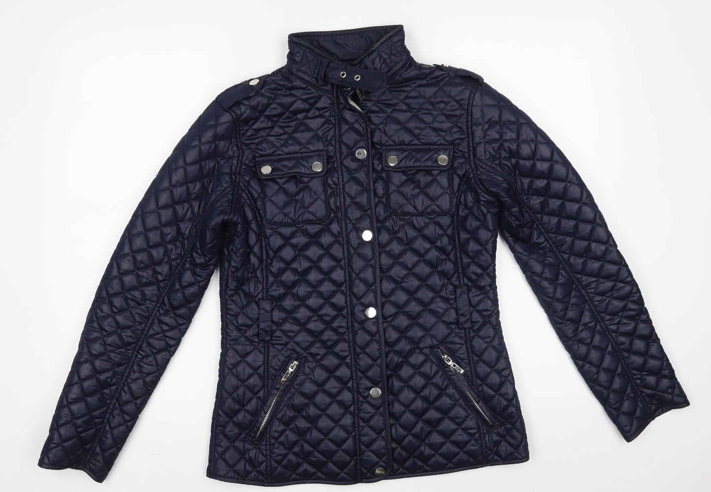 Gallery Womens Blue   Jacket Coat Size 8  Zip