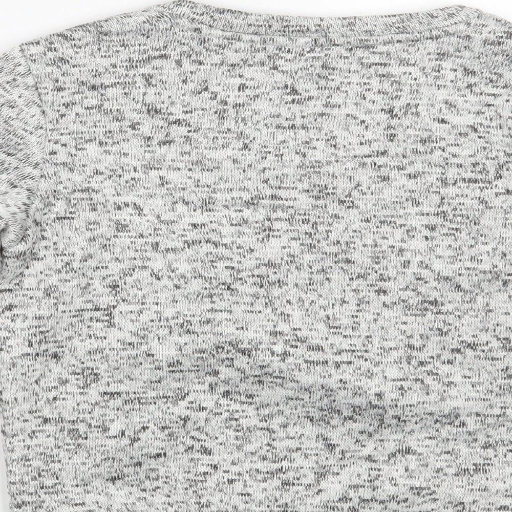 F&F Boys Grey  100% Polyester Pullover Sweatshirt Size 5-6 Years