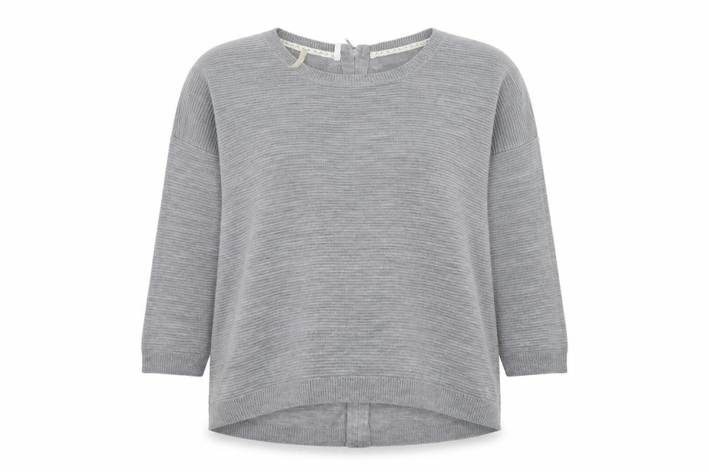 Womens UK 20 Regular Anthology Grey Pullover Tight-Knit