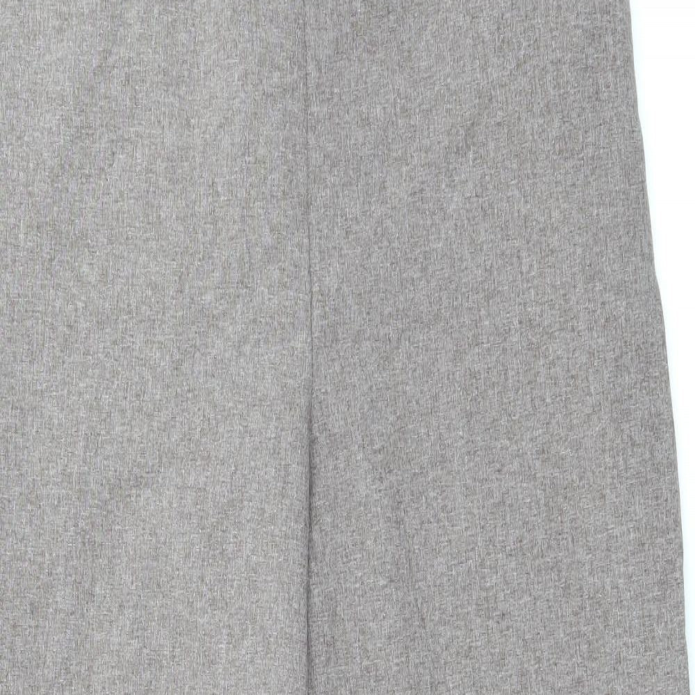 Emma Collection Womens Brown  Polyester Carrot Trousers Size 14 L29 in Regular