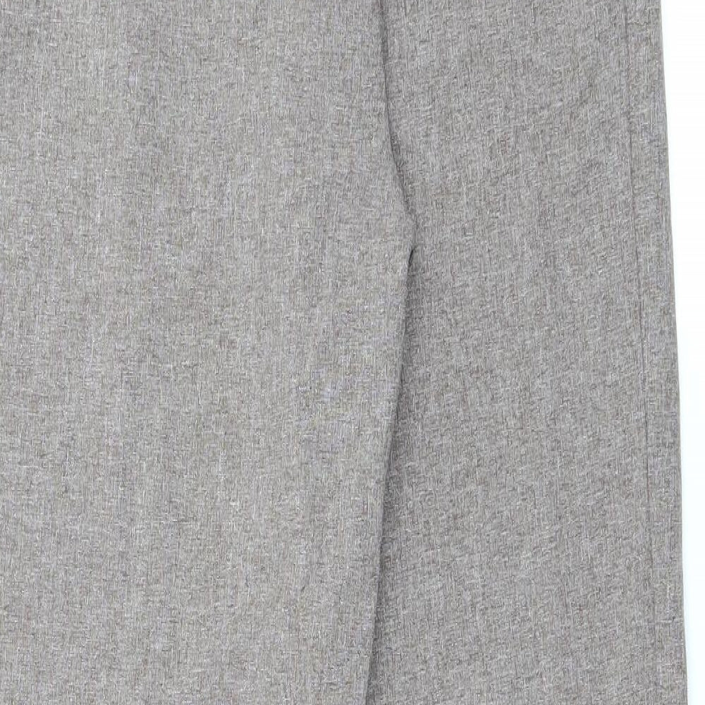 Emma Collection Womens Brown  Polyester Carrot Trousers Size 14 L29 in Regular