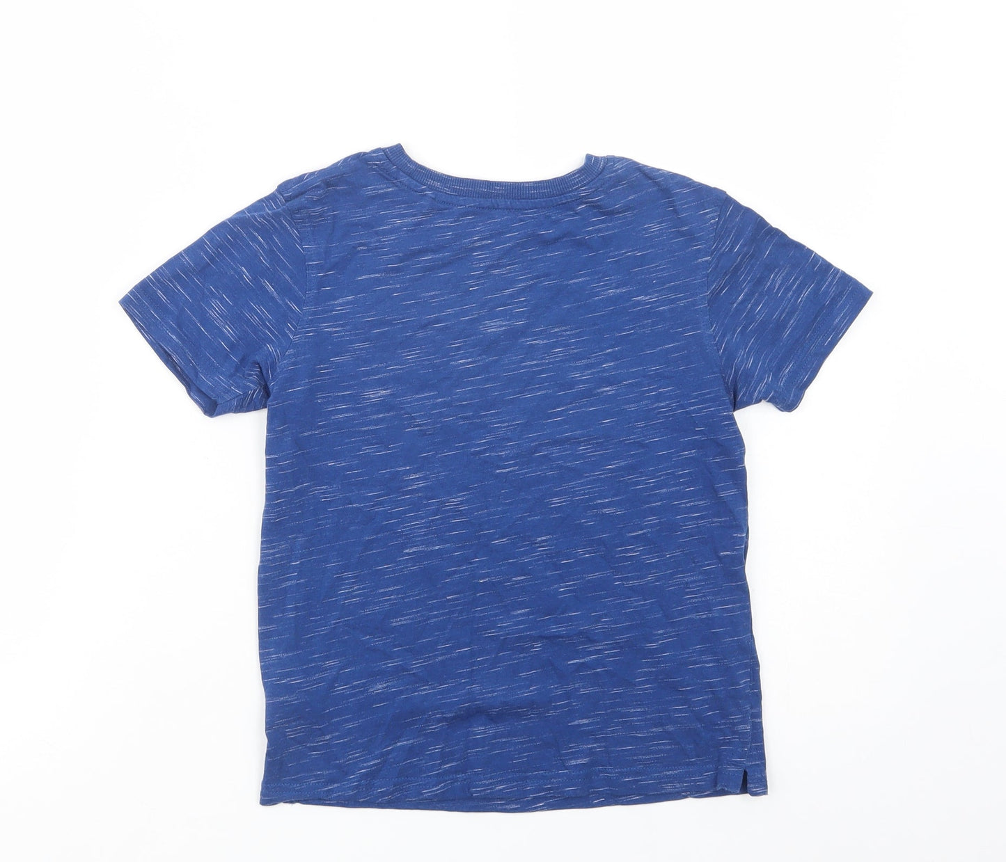George Boys Blue  Cotton Pullover Polo Size 6-7 Years Crew Neck Pullover