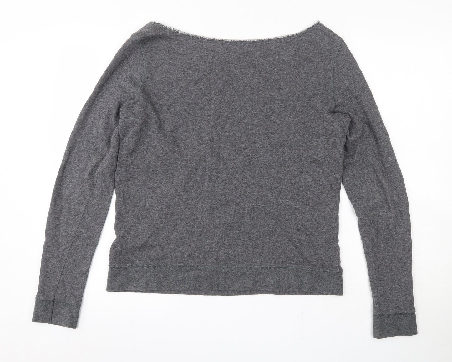 Woolworths Womens Grey  100% Cotton Pullover Sweatshirt Size M  Pullover
