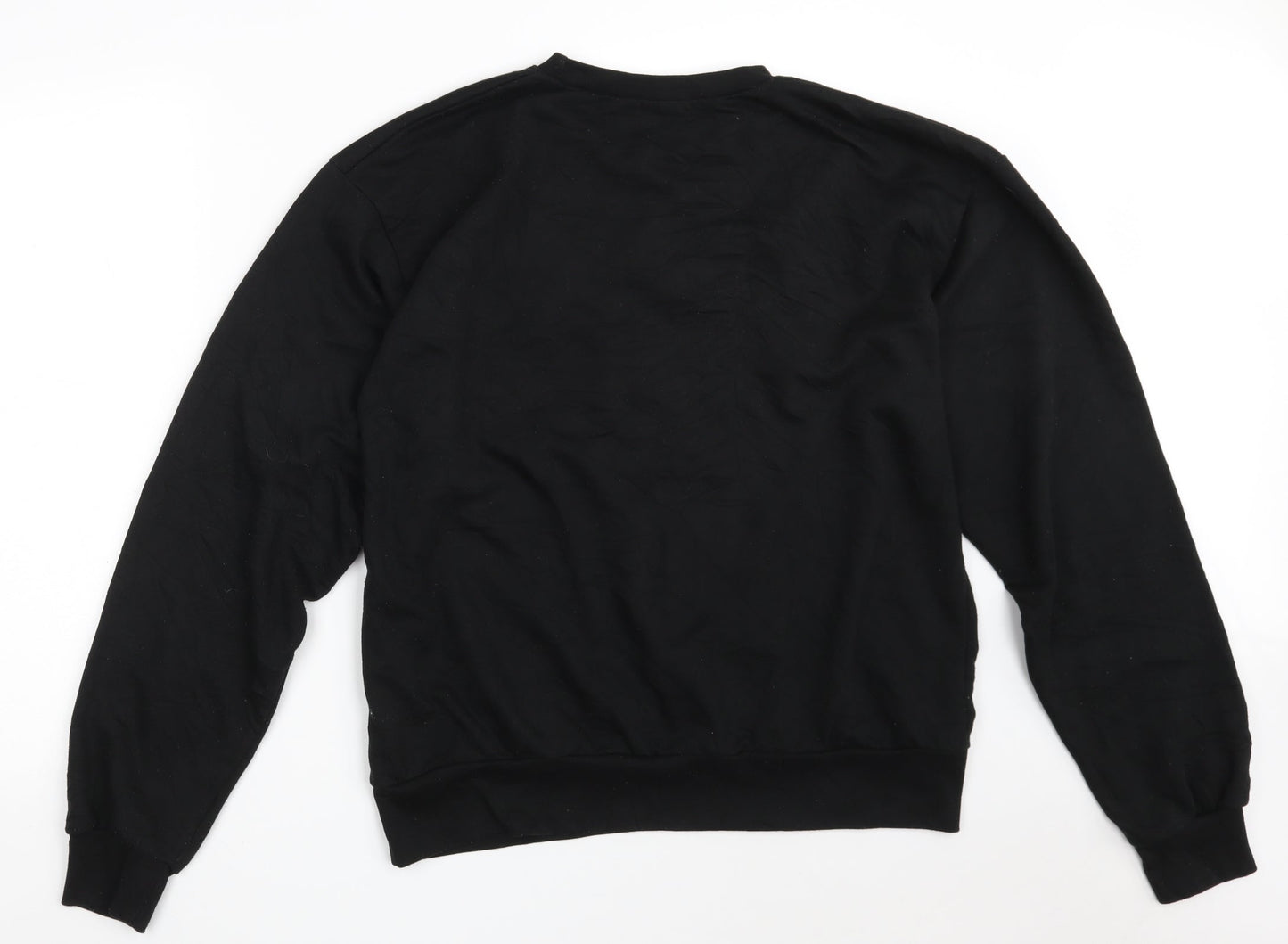 PRETTYLITTLETHING Womens Black  Polyester Pullover Sweatshirt Size S   - KANI SPORT