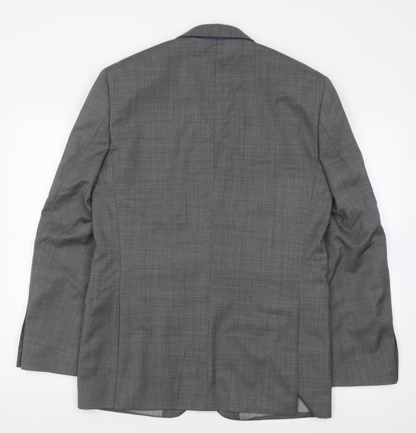 NEXT Mens Grey  Wool Jacket Suit Jacket Size 38