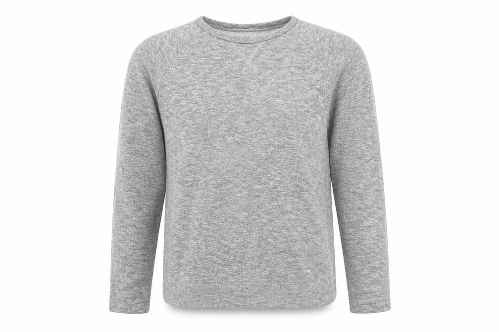 Topshop Mens Grey Round Neck  Cotton Pullover Jumper Size L