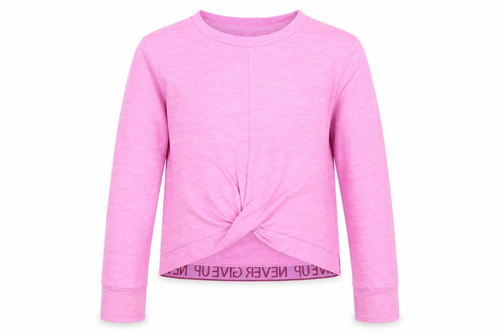Dunnes Girls Purple  Polyester Basic T-Shirt Size 6-7 Years Round Neck Pullover