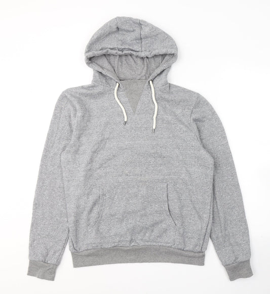 Cedar Wood State Womens Grey  Polyester Pullover Hoodie Size L  Pullover