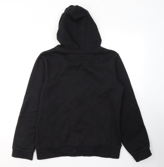 LA Gear Womens Black  Polyester Full Zip Sweatshirt Size 12  Zip