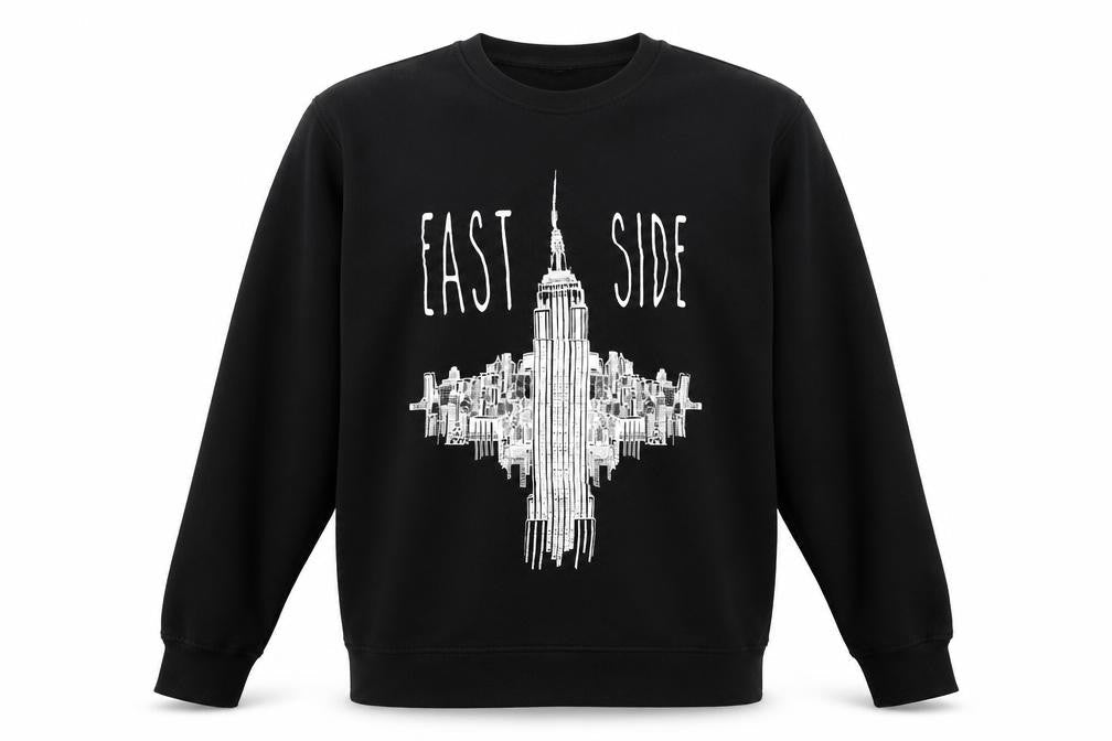 Twisted Soul Mens Black  Cotton Pullover Sweatshirt Size M   - East Side