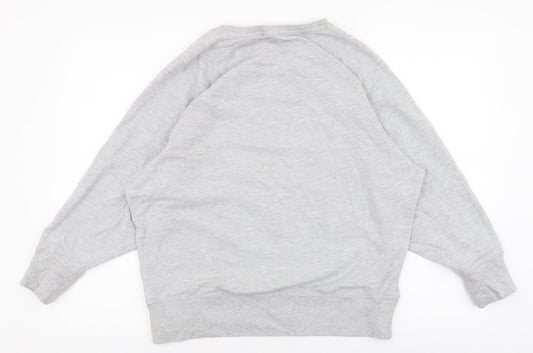 George Womens Grey  Cotton Pullover Sweatshirt Size 12  Pullover