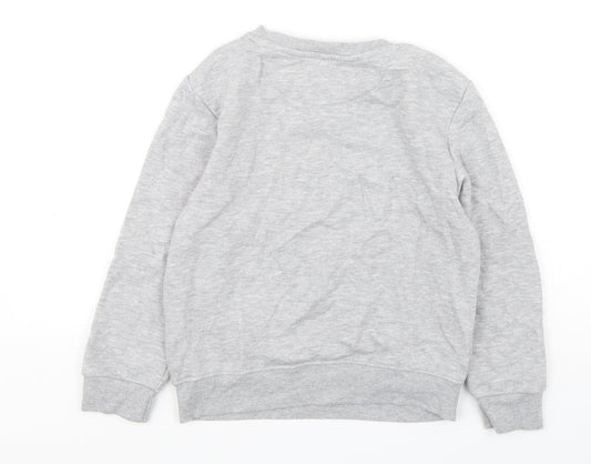 Primark Boys Grey  Cotton Pullover Sweatshirt Size 9-10 Years  Pullover - Los Angeles