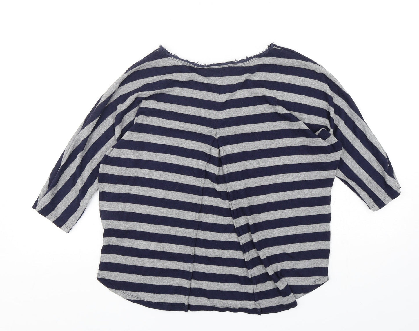 Phase Eight Womens Multicoloured Round Neck Striped Polyester Pullover Jumper Size 10