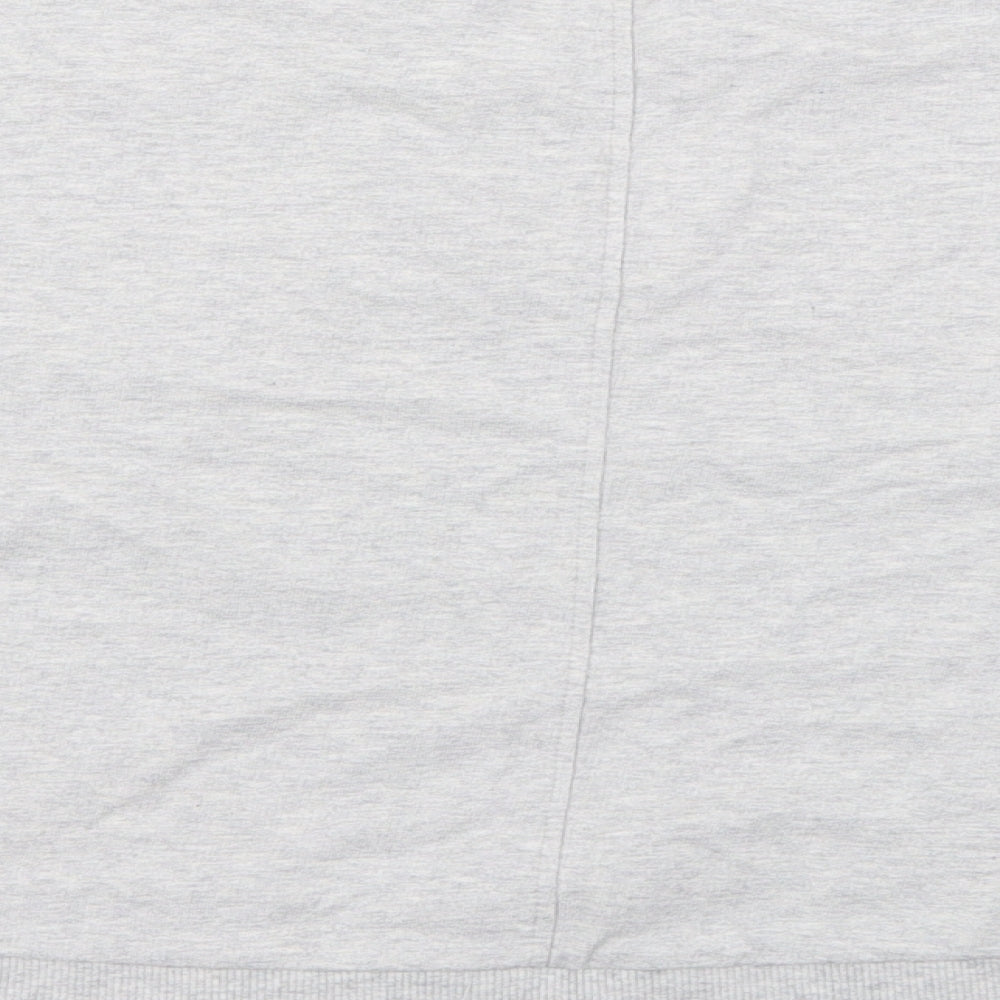 NEXT Girls Grey  Cotton Pullover Sweatshirt Size 9 Years   - Trending