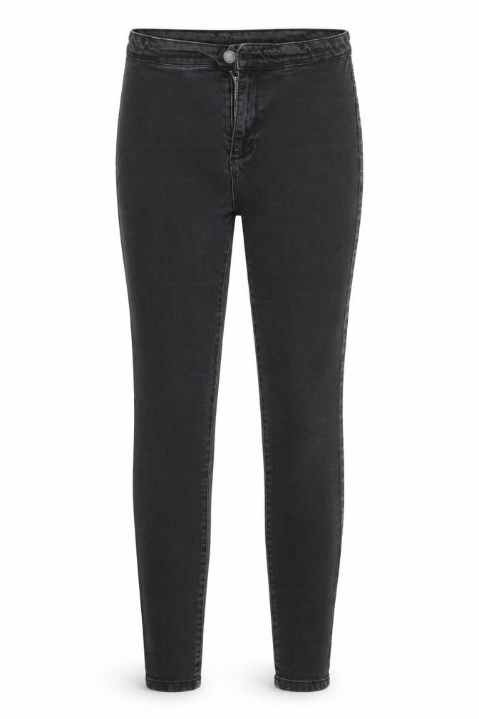 Denim & Co. Womens Black  Cotton Jegging Jeans Size 12 L26 in Slim Zip