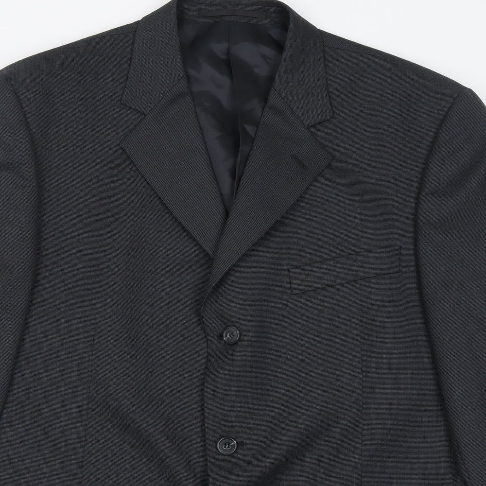 Scott & Taylor Mens Grey  Wool Jacket Suit Jacket Size 42