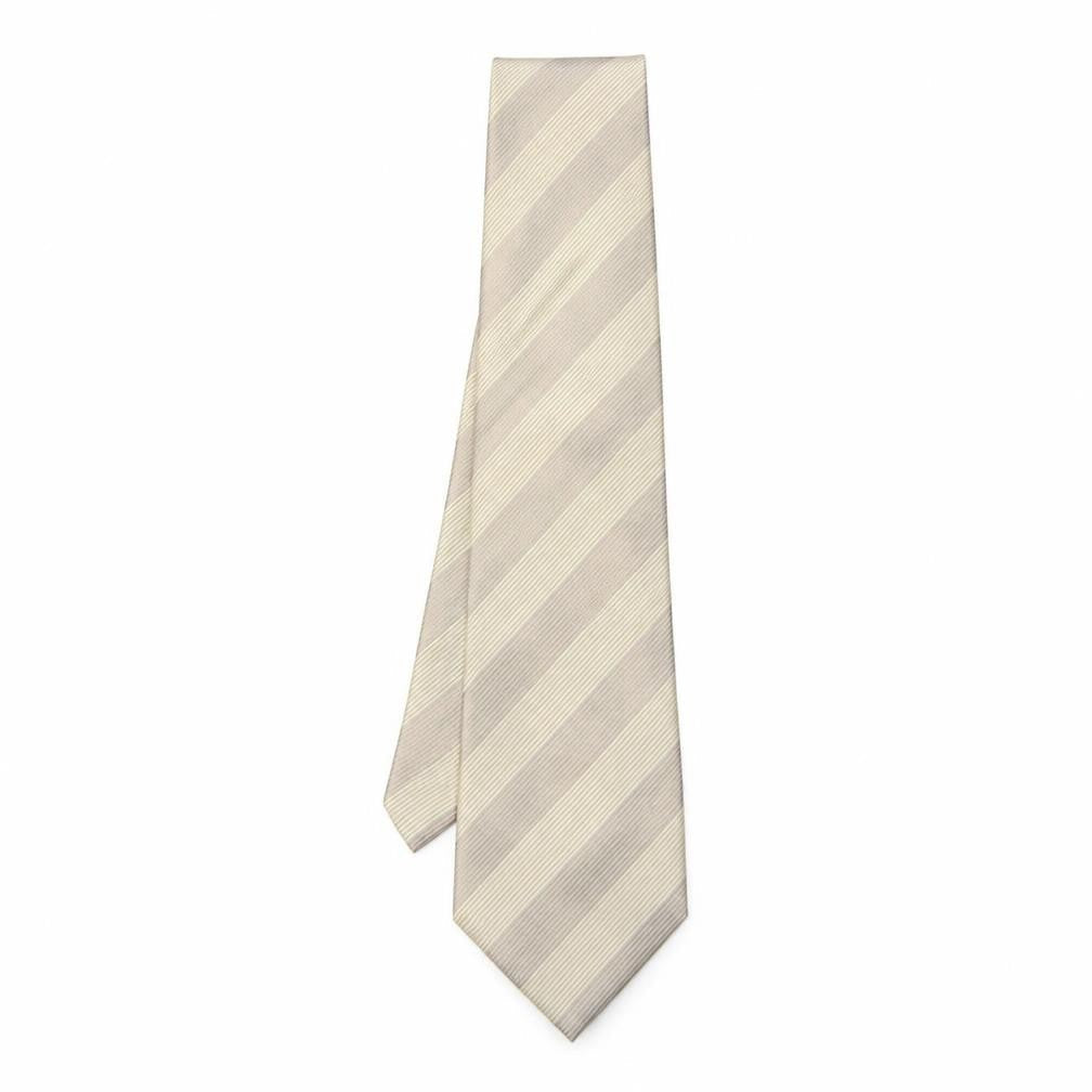 Racing Green Mens Gold Striped Silk Pointed Tie One Size